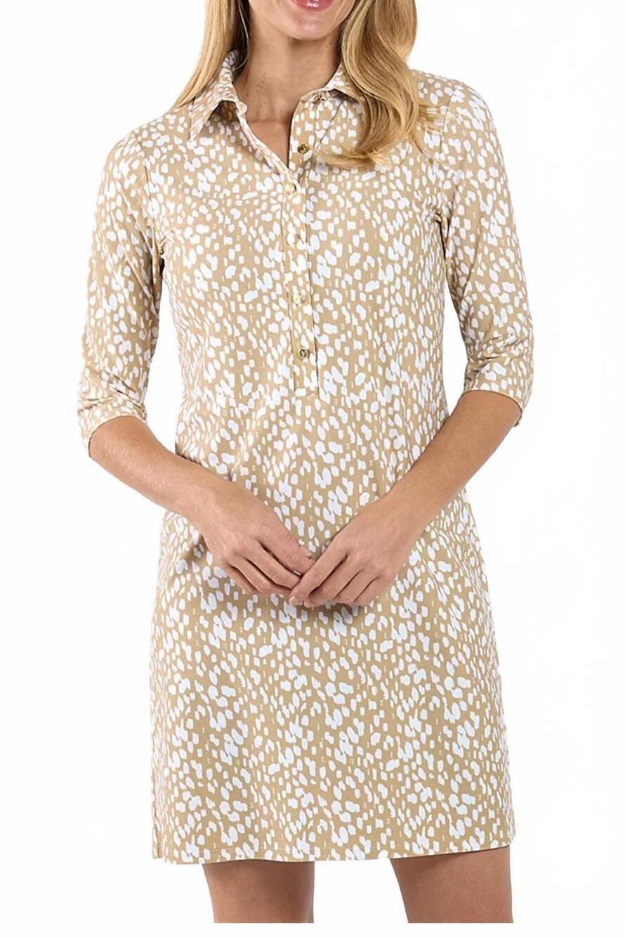 NEW JUDE CONNALLY susanna mini dress in antelope sand